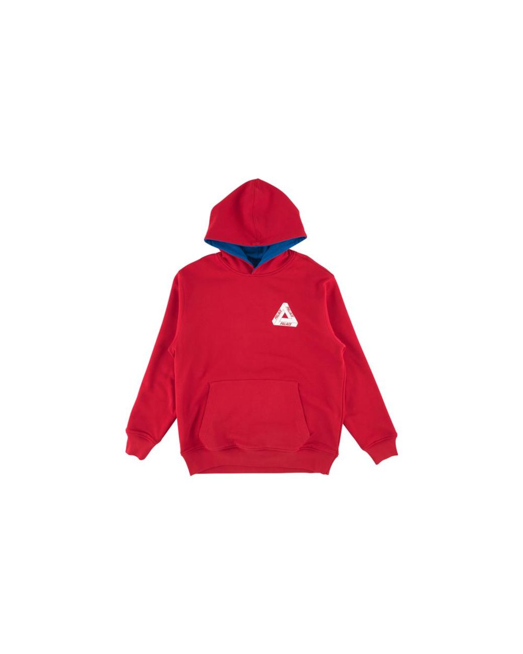 palace red hoodie