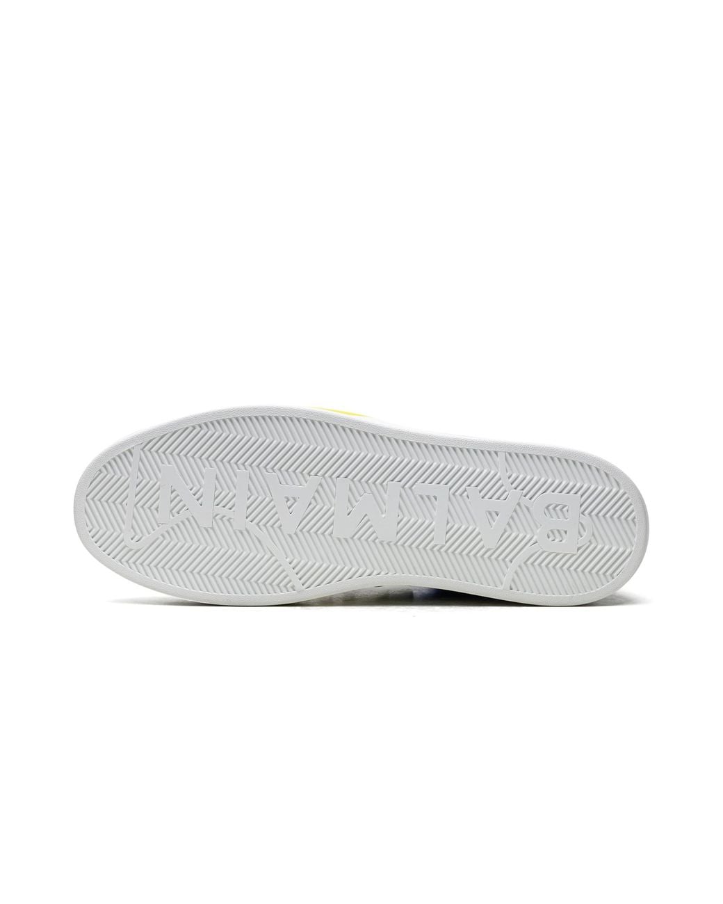 Balmain Black B Court Trainer Low "Volt" Ym0Vi292Tmmp" for men