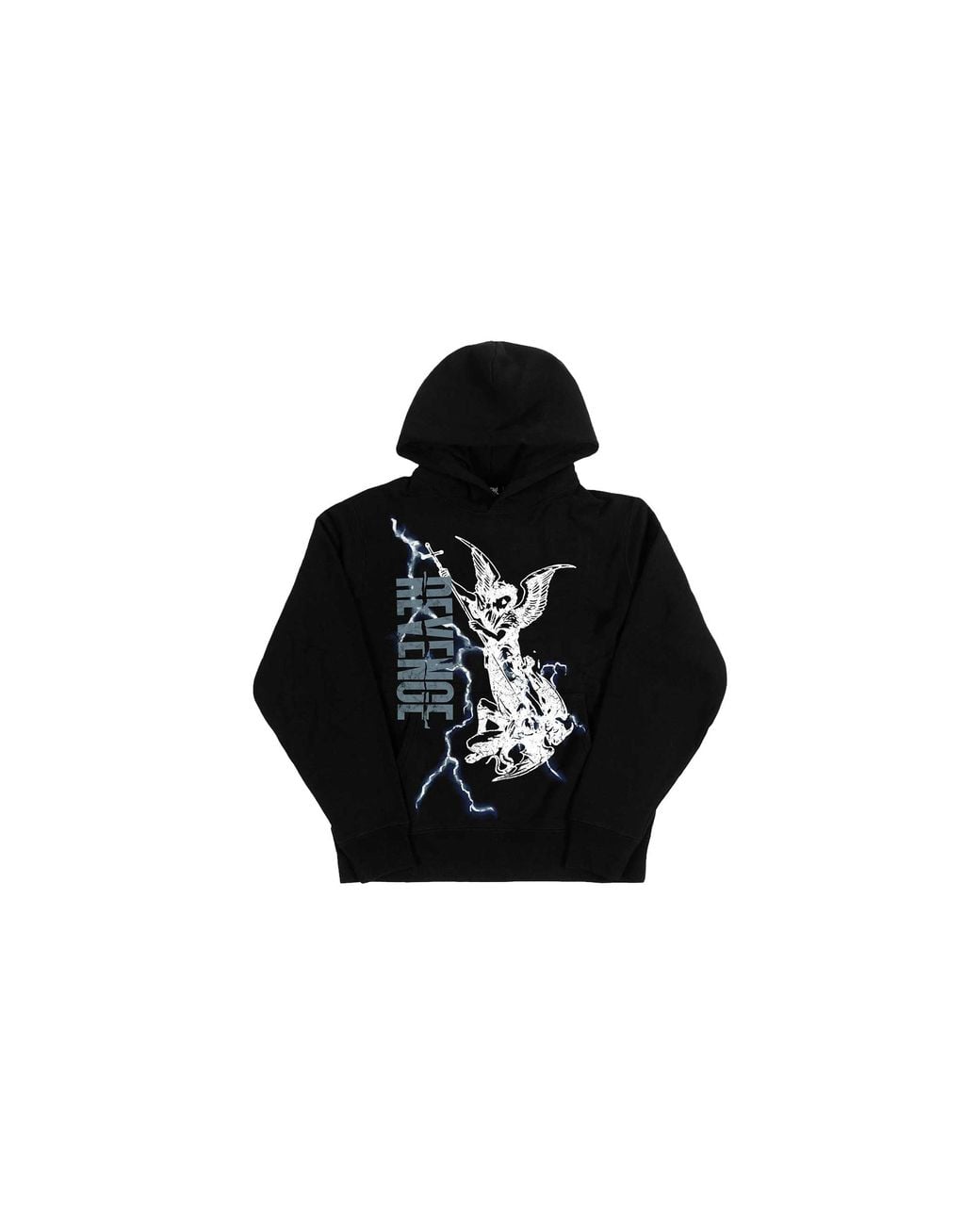 REVENGE Black Archangel Lightning Hoodie Rev0010" for men
