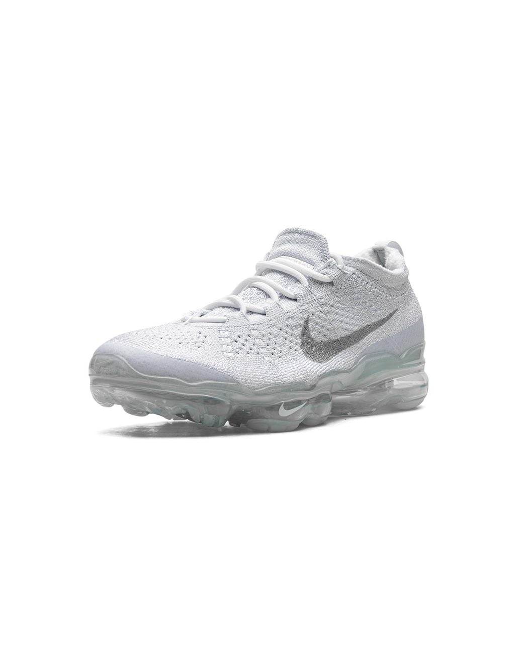 Nike Black Vapormax 2023 Flyknit "Pure Platinum" Dv1678 002" for men