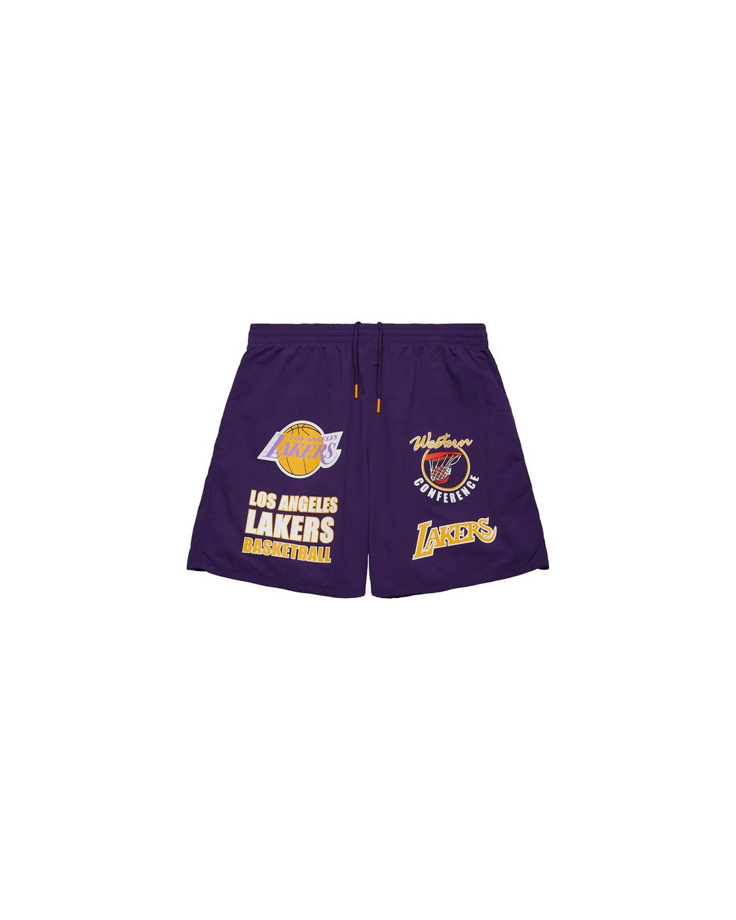 Mitchell & Ness Blue Woven Shorts "Nba Lakers" Pshr4380 Lalyyppppurp" for men