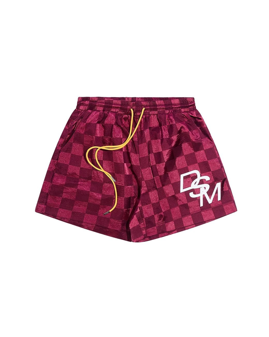 DIET STARTS MONDAY Checkered Nylon Shorts Dsm Ps26 031" for men