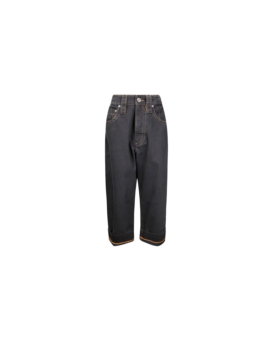 VAQUERA Black Wide Leg Baby Jeans Vaq10P003"