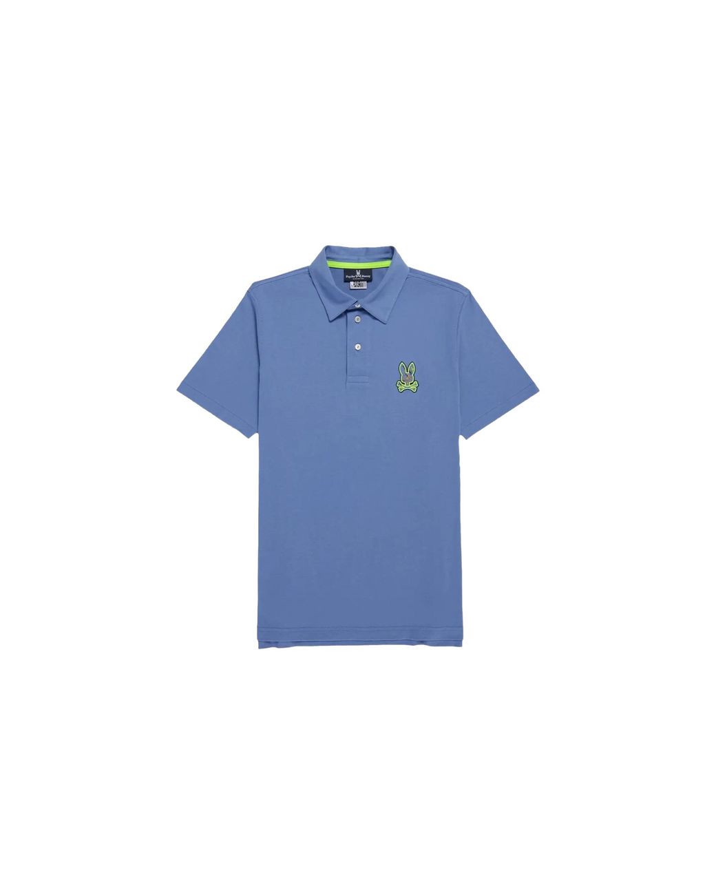 Psycho Bunny Blue Waverly Jersey Logo Polo Bal Harbour Shirt B6K748U1Pc Bha" for men