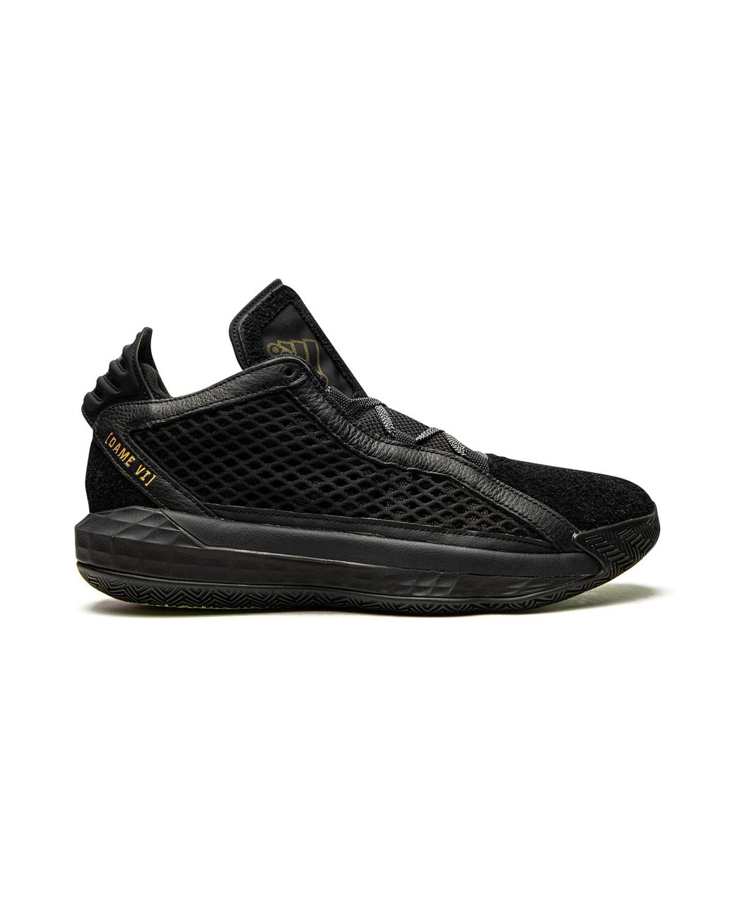 Adidas Black Dame 6 Leather Fv8627" for men