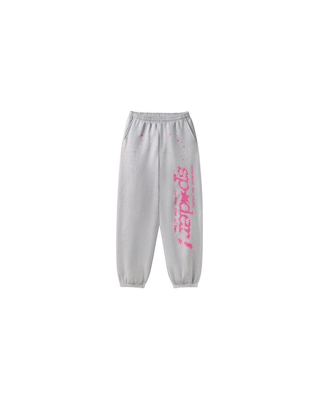 Sp5der Black Punk V2 Sweatpants "Heather 668" for men