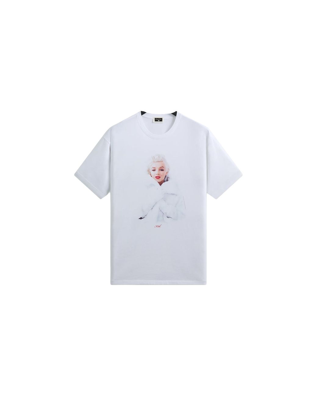 Kith Black Marilyn Monroe Fur Coat T-Shirt Khma030003 101" for men