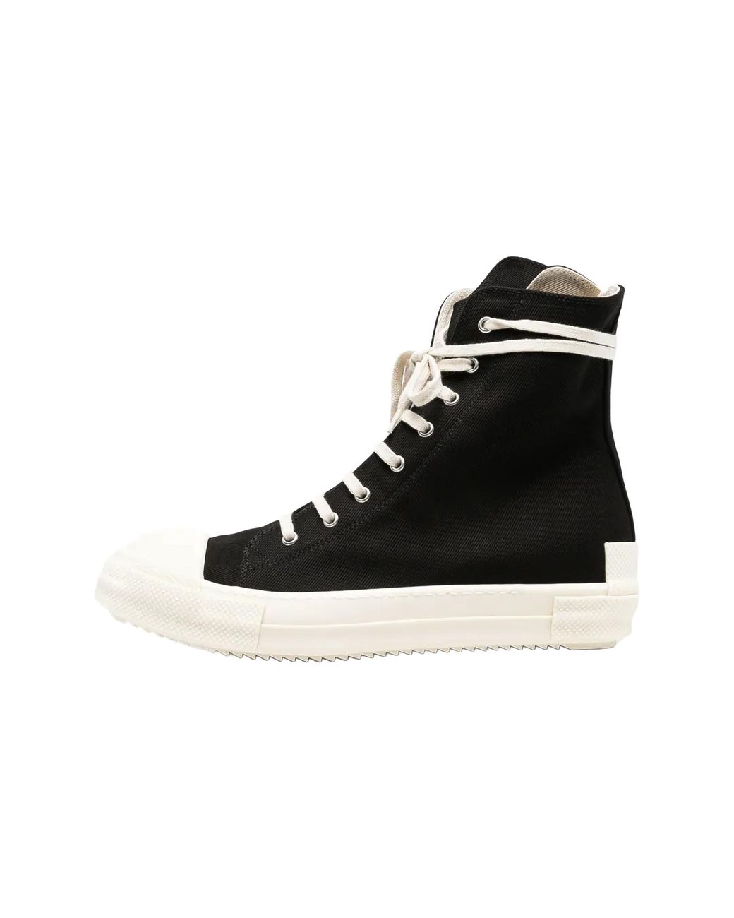 Rick Owens Black Denim High-Top Milk" Du02F6800 Doeh1 9111" for men