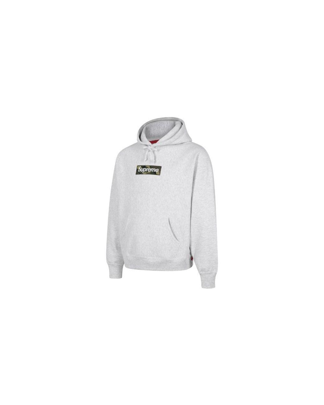 Black and white supreme hoodie discount