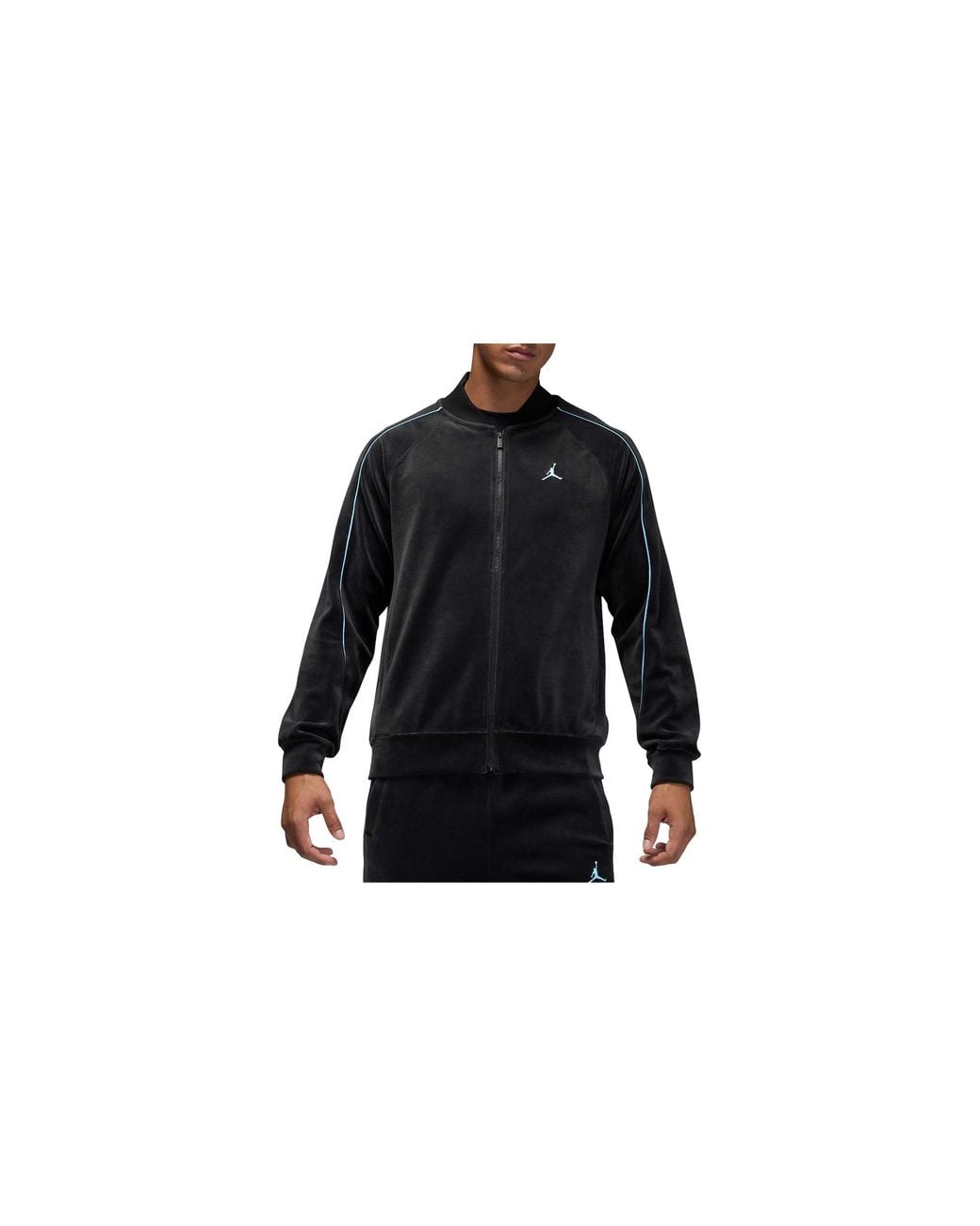 Nike Black Brooklyn Velour Track Jacket Chill" Hv1870 011" for men