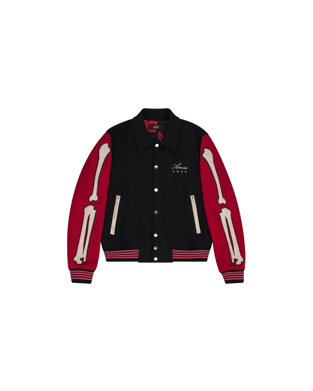Amiri Red Lunar New Year Bones Jacket Ps23Mos092 009" for men