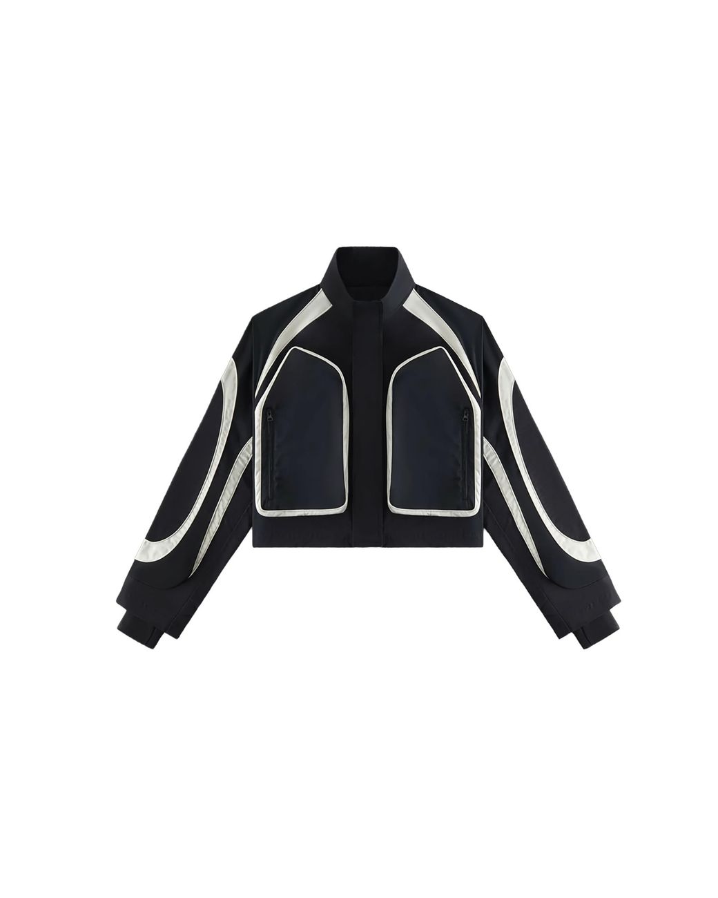 Kith Black Sora Seamed Track Jacket Khw010191 001"