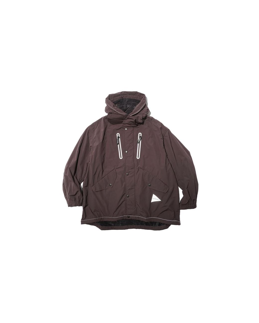 And Wander Black Fish Tail Octa Coat 5745281051 050" for men