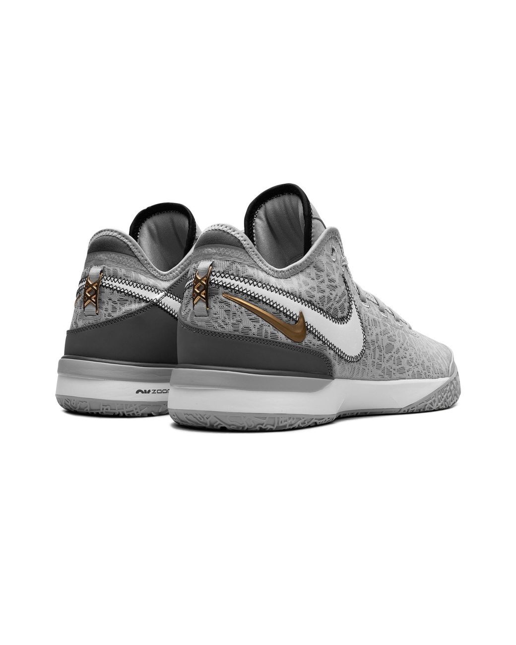 Nike Black Zoom Lebron Nxxt Gen "Wolf Metallic" Dr8784 004" for men