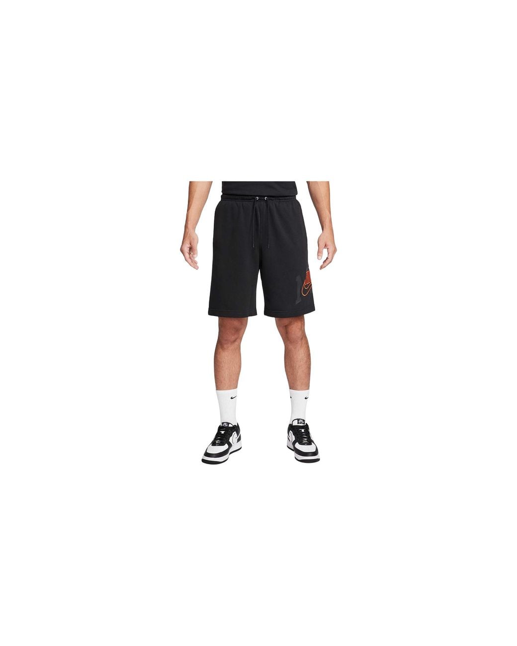 Nike Black Club French Terry Shorts Fv5136 010" for men