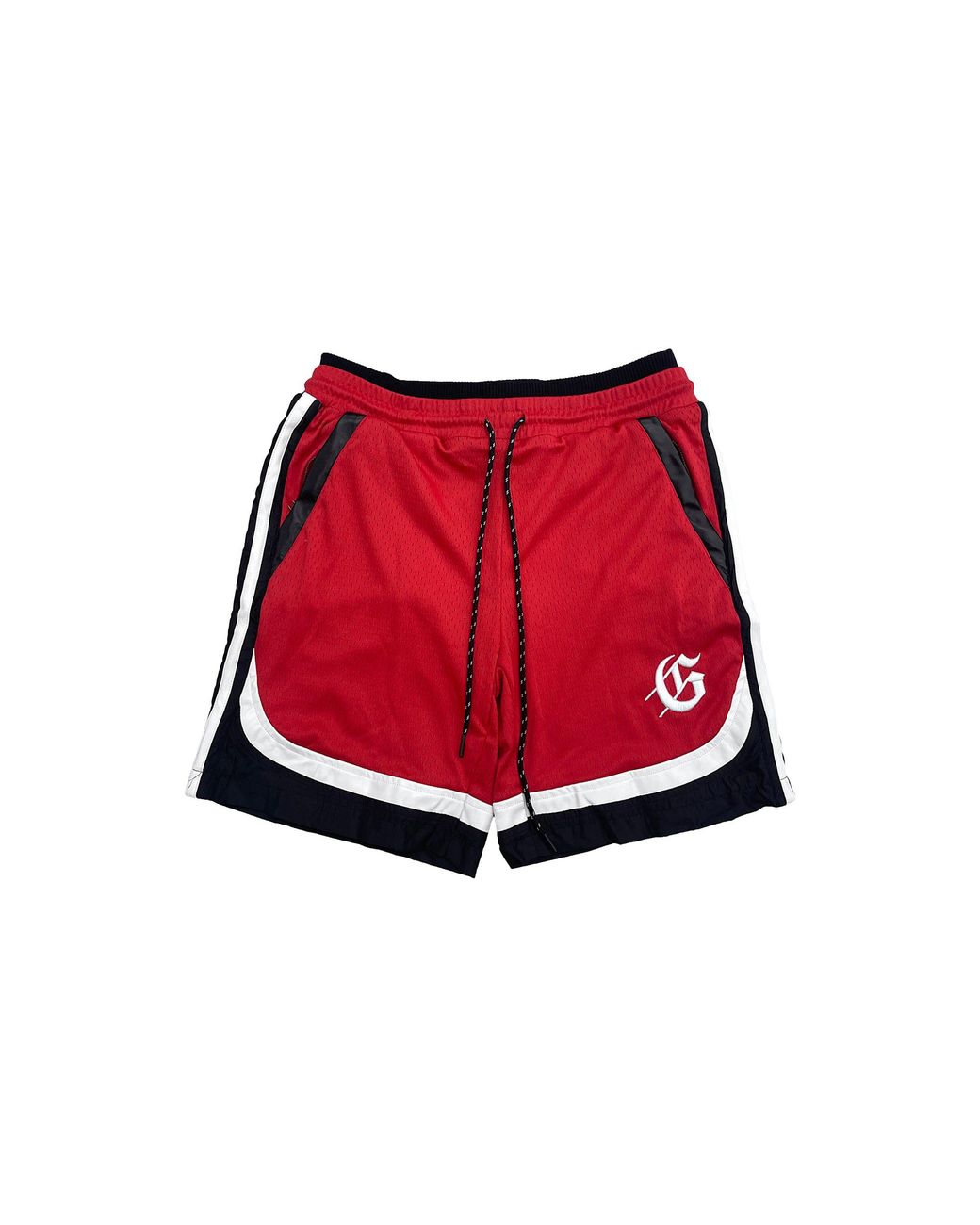 GODSPEED NEW YORK Red First String Mesh Shorts Gs251" for men