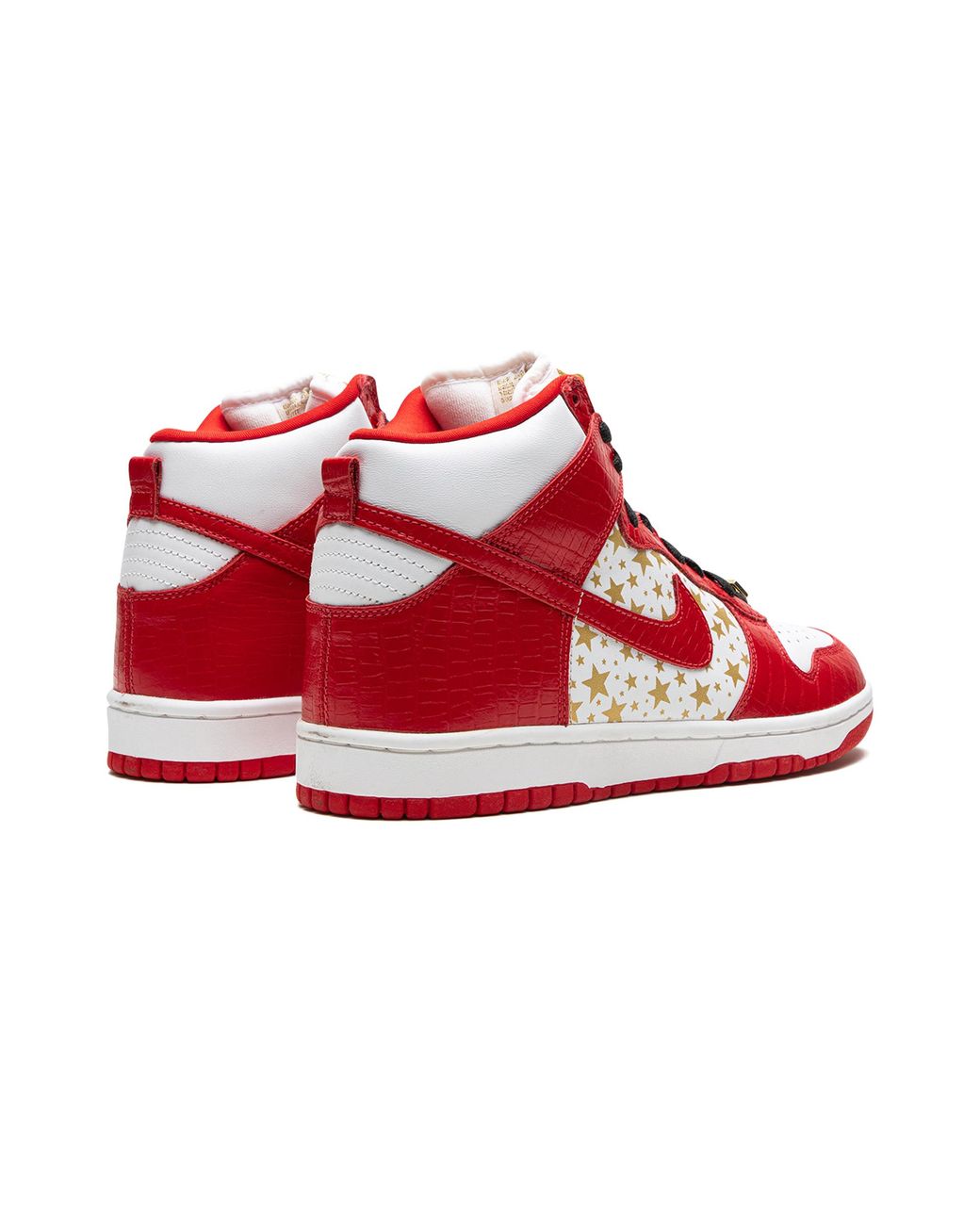 Nike Red X Supreme Sb Dunk High Pro Stars" Sneakers for men