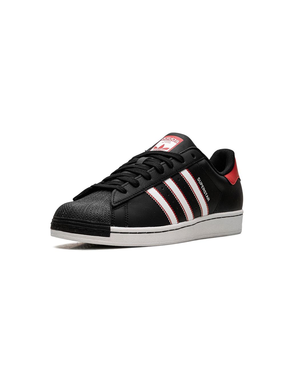Adidas Black Superstar Scarlet" If3631" for men