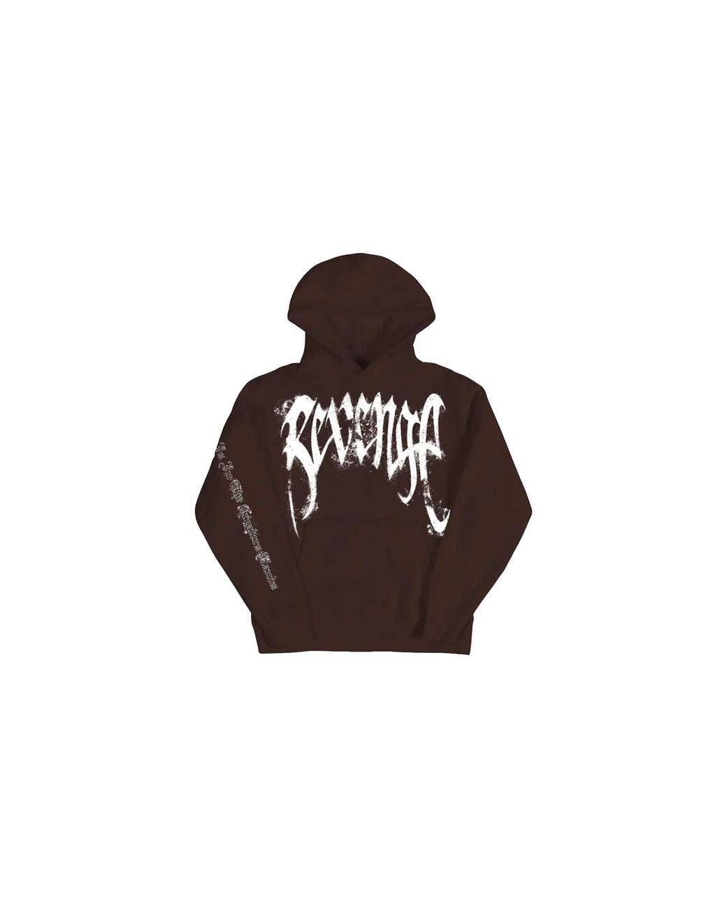 REVENGE Black St. Michaels Hoodie "Chocolate" Rev0143" for men