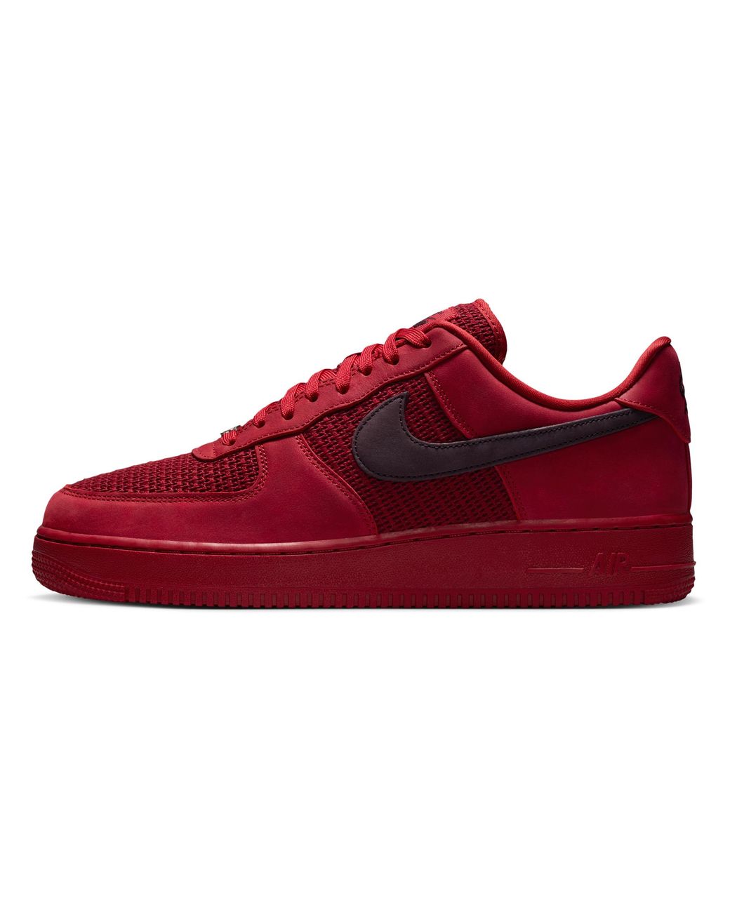 Nike Red Air Force 1 Low Woven 'Tough' Ii9807-600 for men