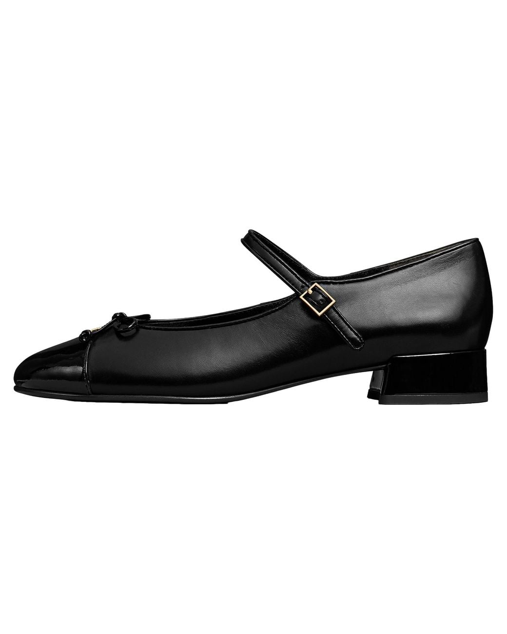 Tory Burch Black Cap-Toe Mary Jane "Perfect" 185663 004"