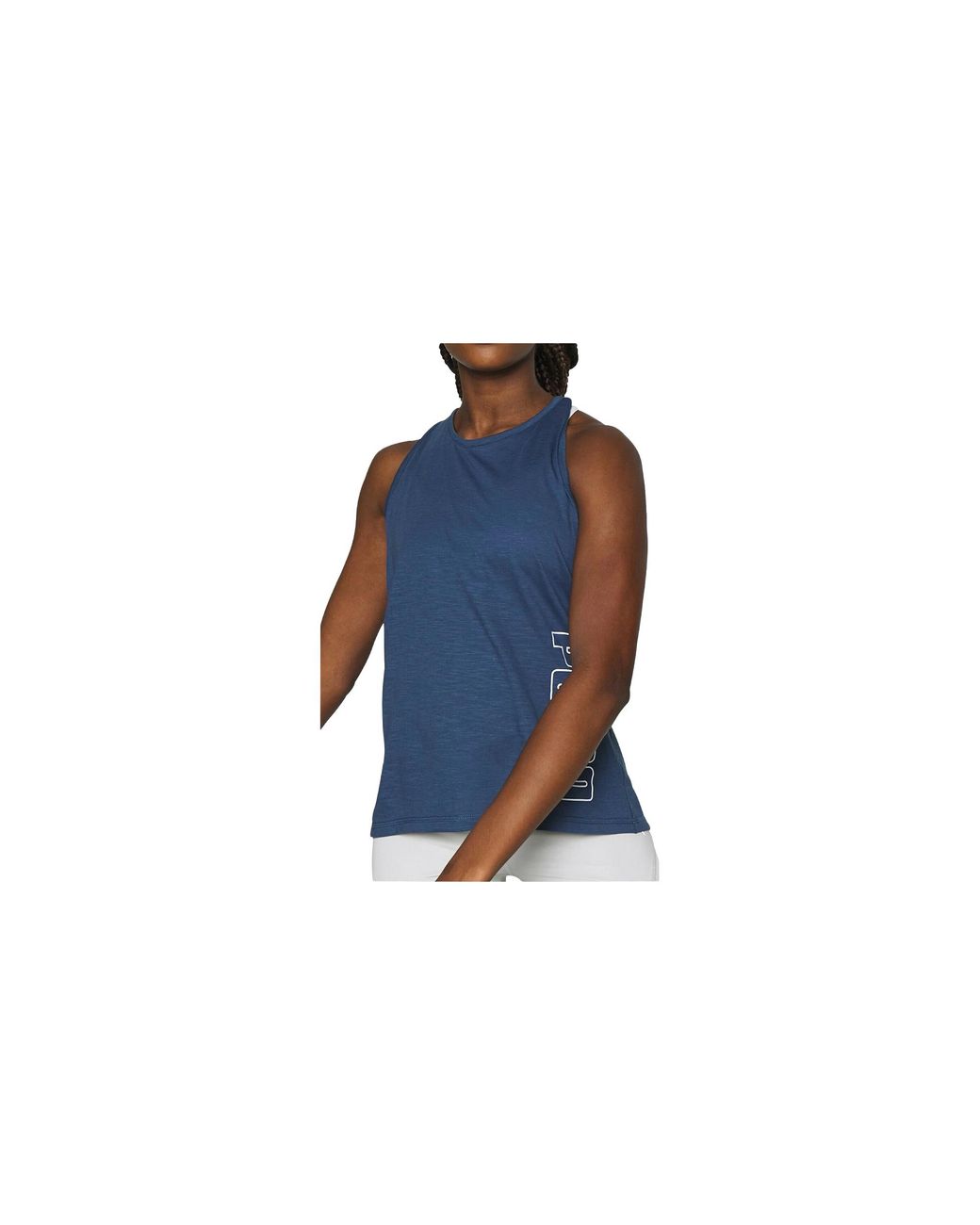 PUMA Blue Twist It Logo Tank Top "Dark Denim" 517421 19"