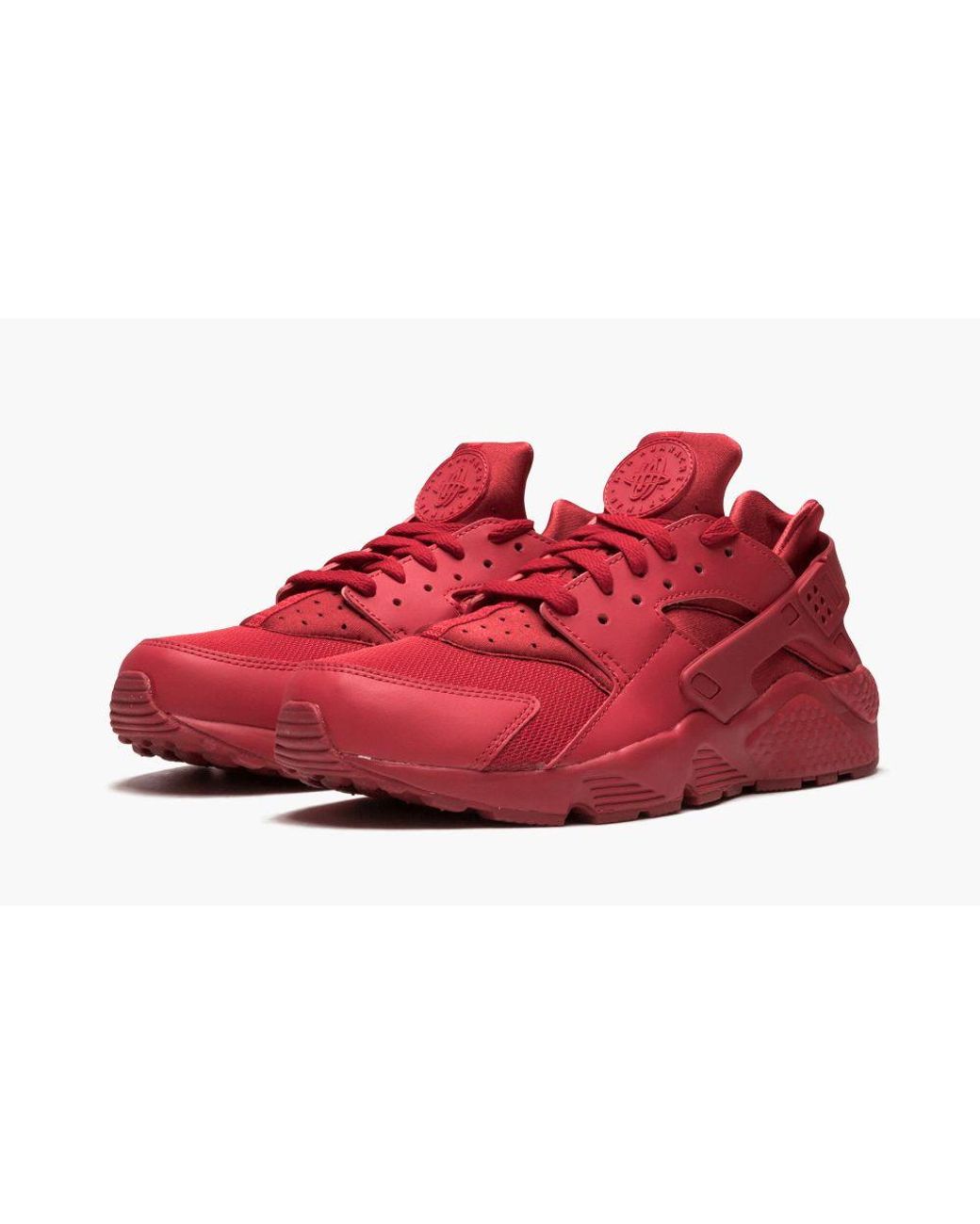 red huarache shoes