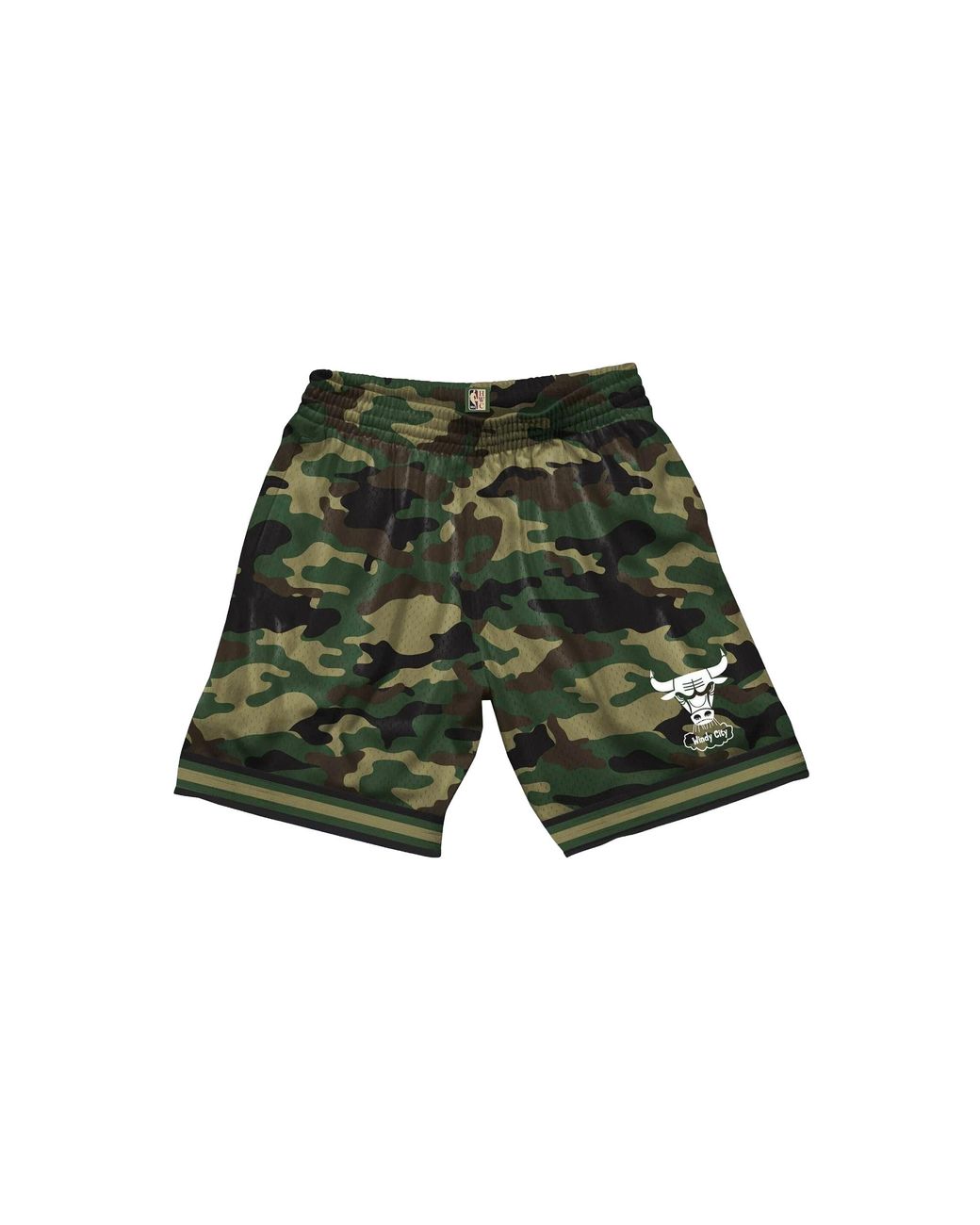 Mitchell & Ness Green Nba Mesh Shorts "Chicago Bulls for men