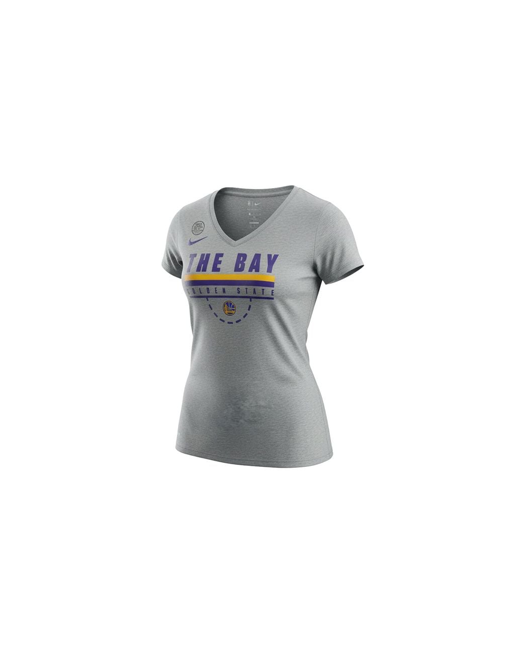 Nike Black Nba Golden State Warriors The Bay V-Neck 934610 063"