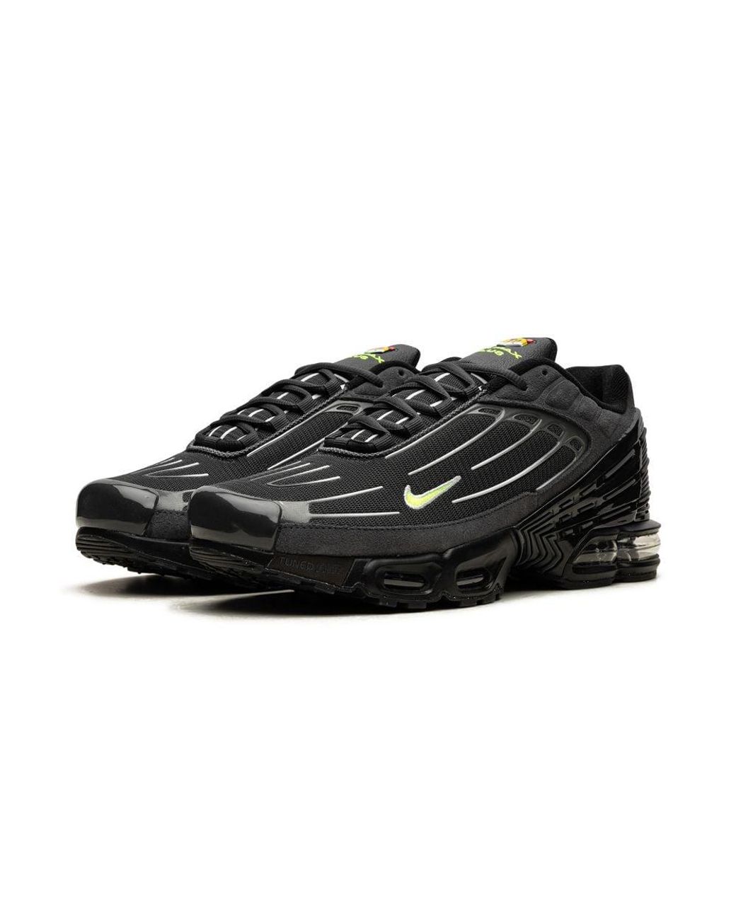 nike tuned 3 black volt