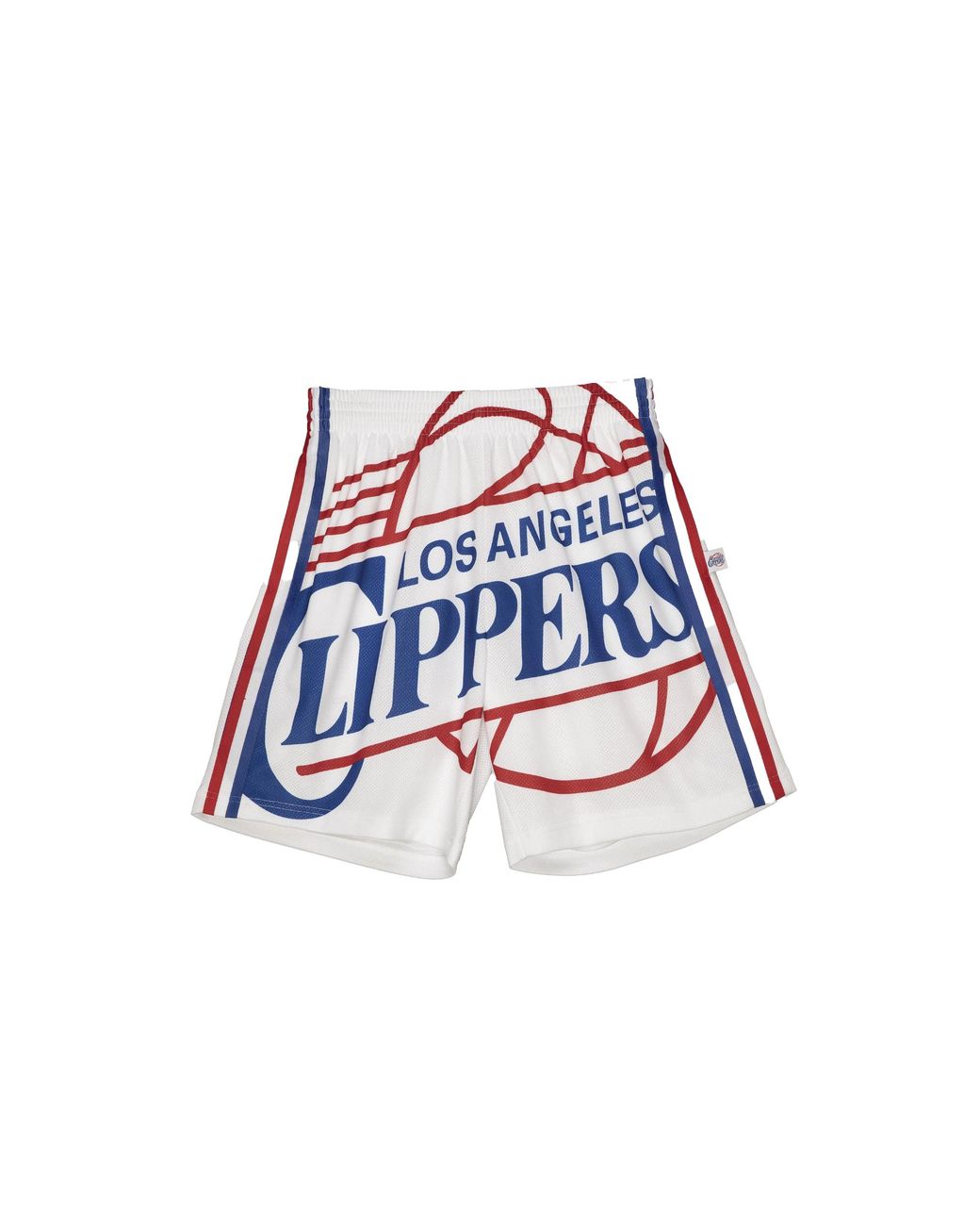 Mitchell & Ness Black Blown Out Fashion Shorts "Nba La Clippers" Shorbw19147 Lacwhit" for men