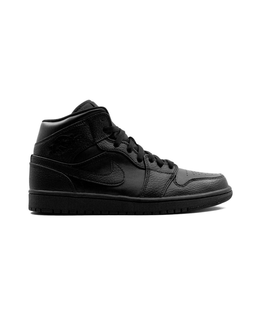 Nike Black Air 1 Mid "Triple" 554724 091" for men