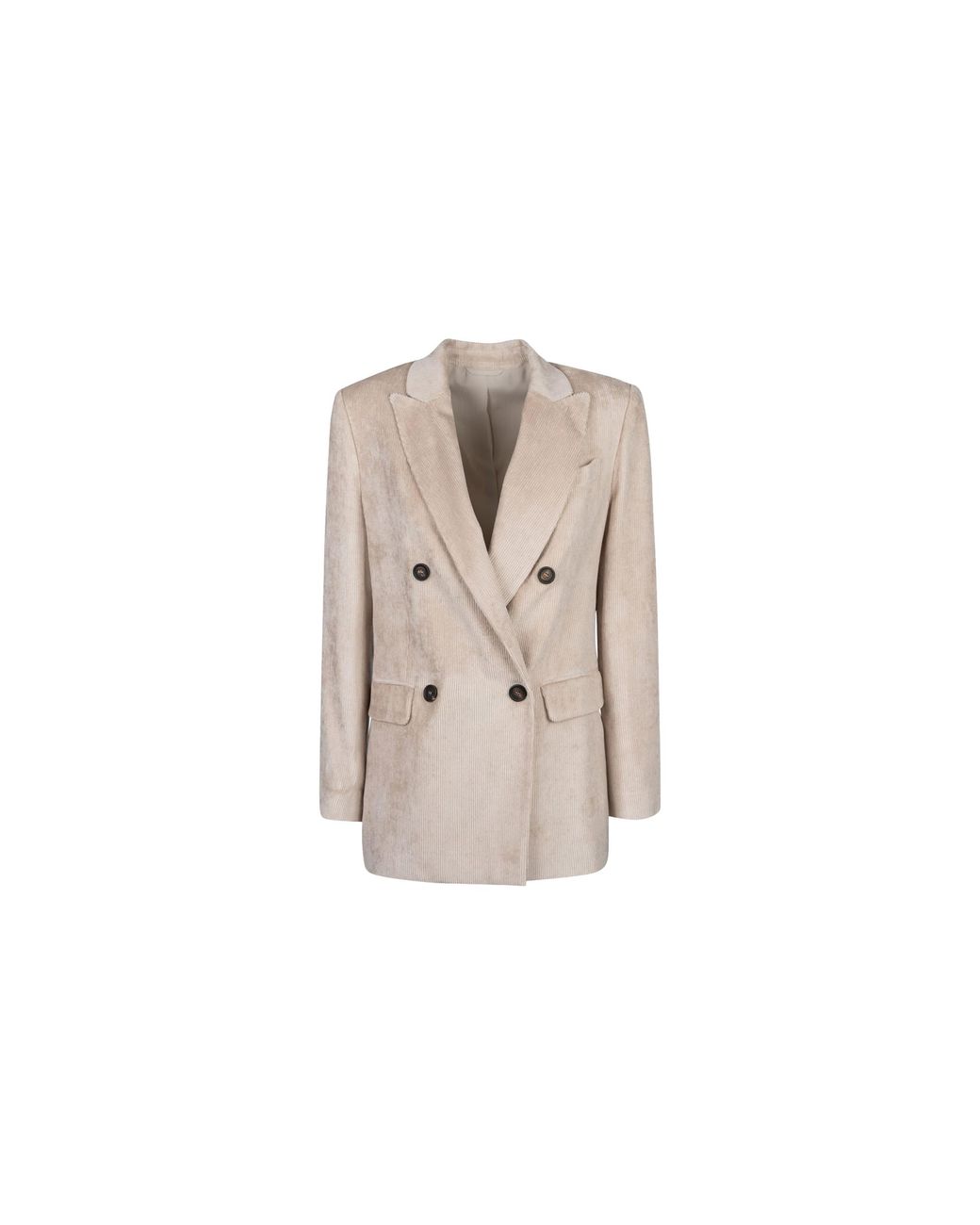 Brunello Cucinelli Black Double Breasted Jacket Brun2723"