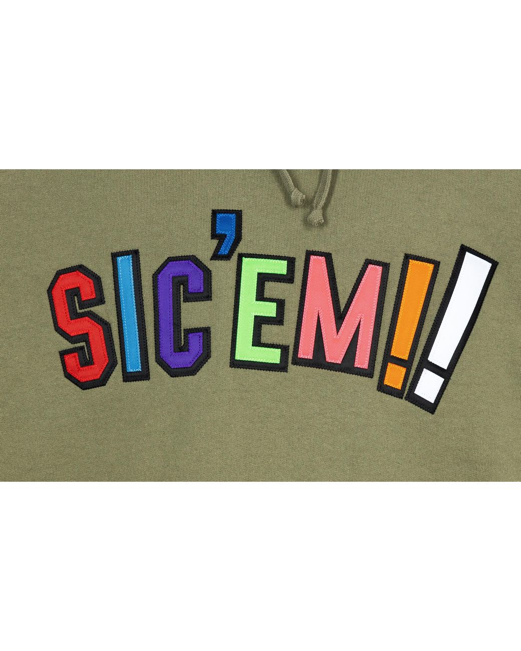 Supreme Green Wtaps Sic'Em! Hoodie "Fw21" Su11189"