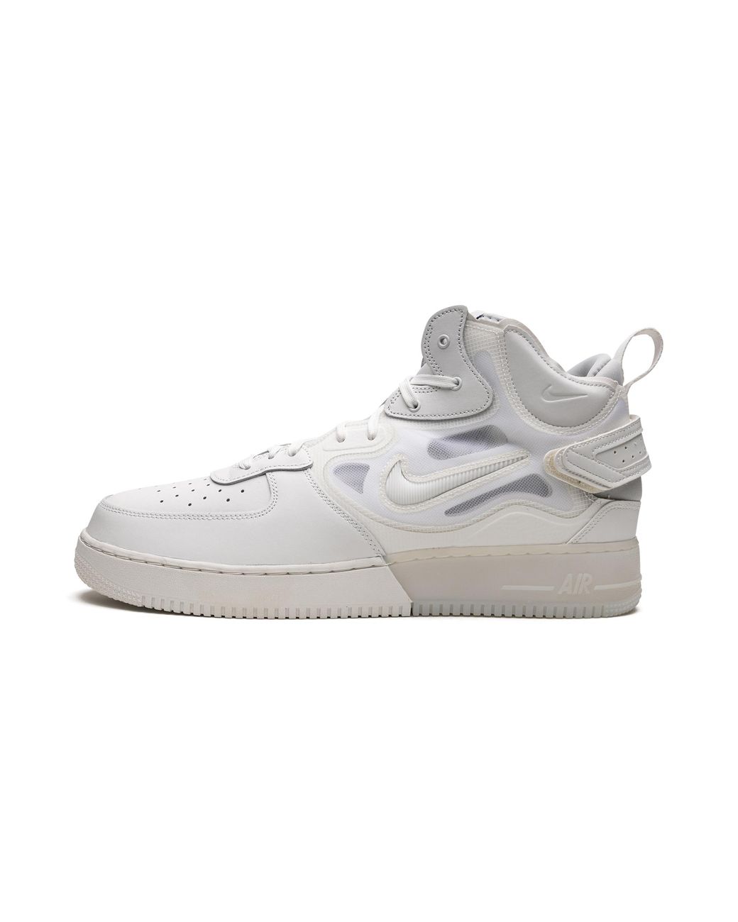 Nike Gray Air Force 1 Mid React "Air Force 1 Mid React Dq1872 101" for men