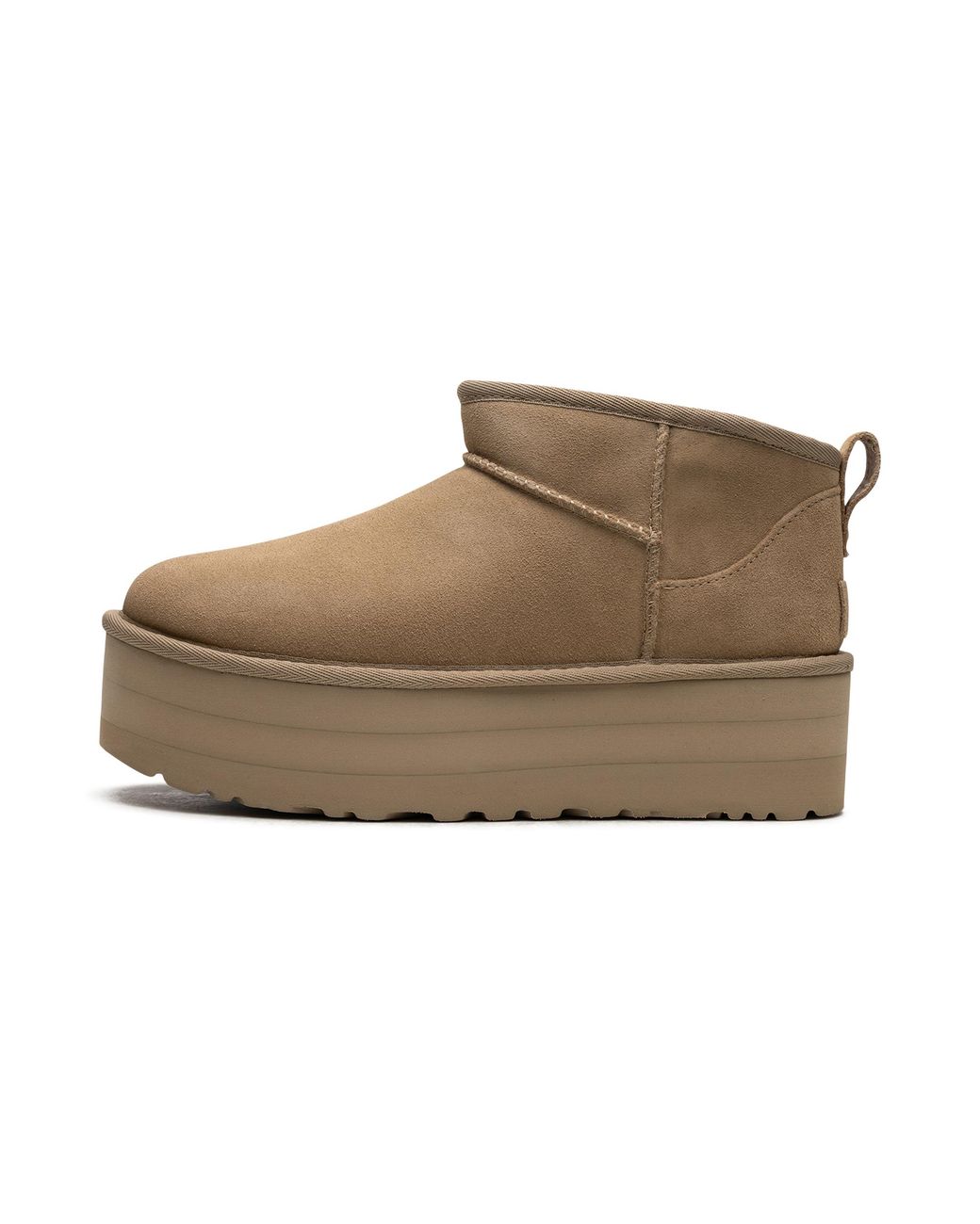 Ugg Black Classic Ultra Mini Platform "Mustard Seed" 1135092 Mdsd"