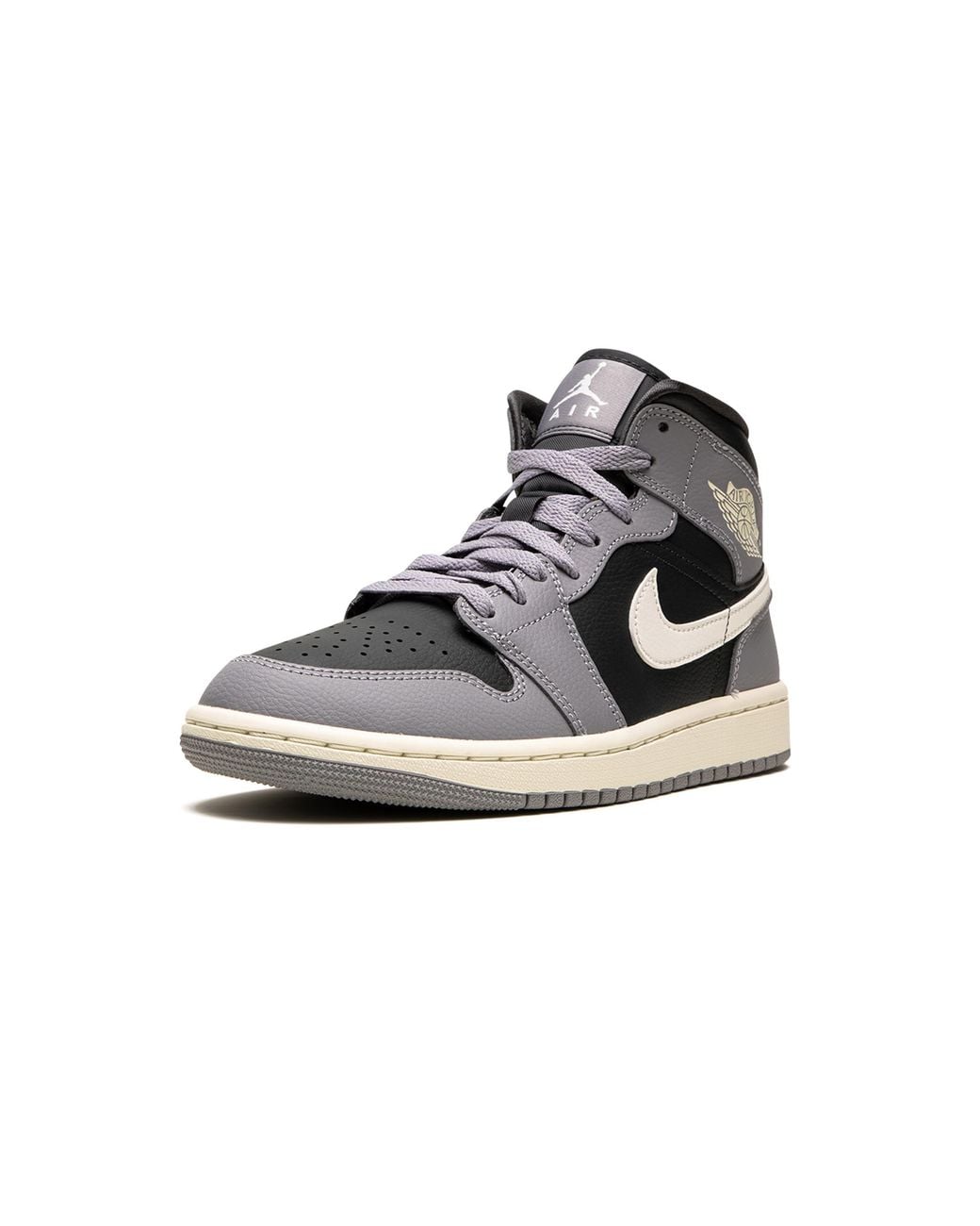 Nike Black Air 1 Mid "Cement" Bq6472 022"