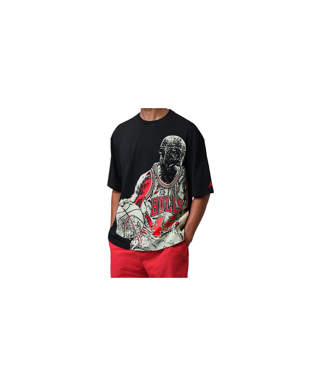 Nike Black Mj Sport Gfx T-Shirt Iv4900 011" for men