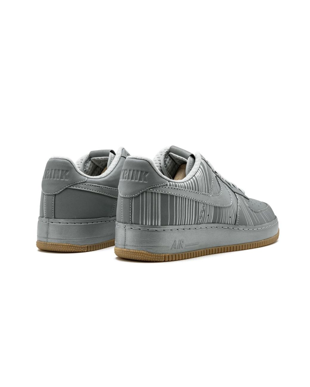 Nike Gray Air Force 1 Low Supreme "Krink" 318985 002" for men