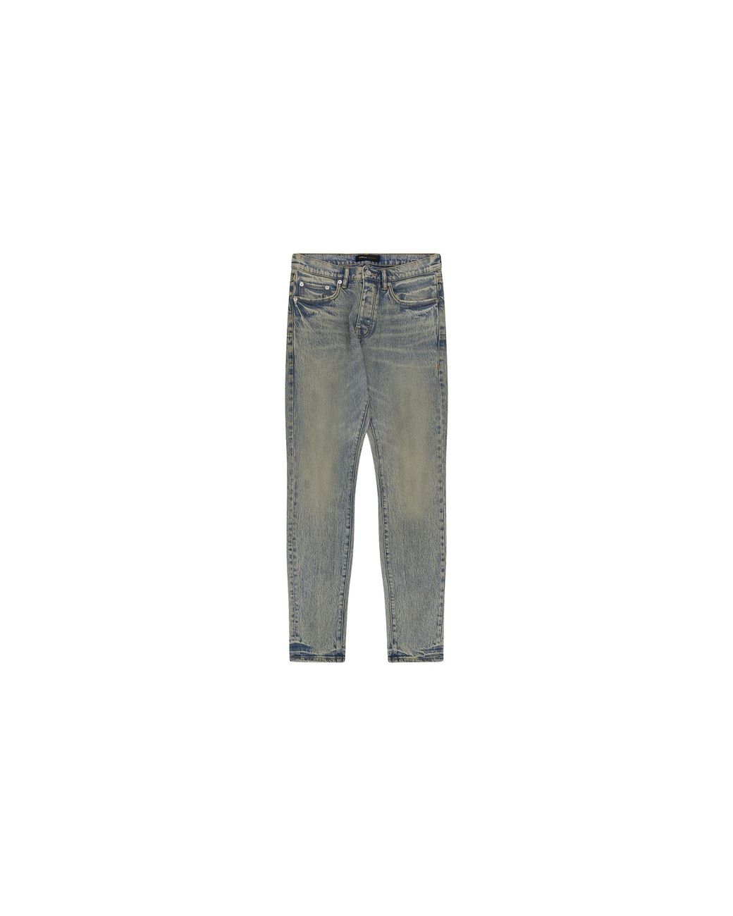Purple Brand Black Sunshine Coated Skinny Jeans "Light" P001 Suci125" for men