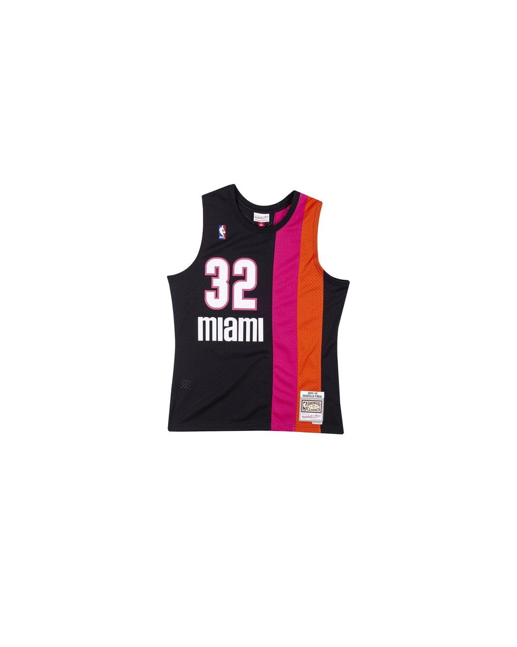 Mitchell & Ness Black Swingman Jersey "Nba Miami Heat 05 Shaquille O'Neal" Smjycp19243 Mheblck05Son" for men