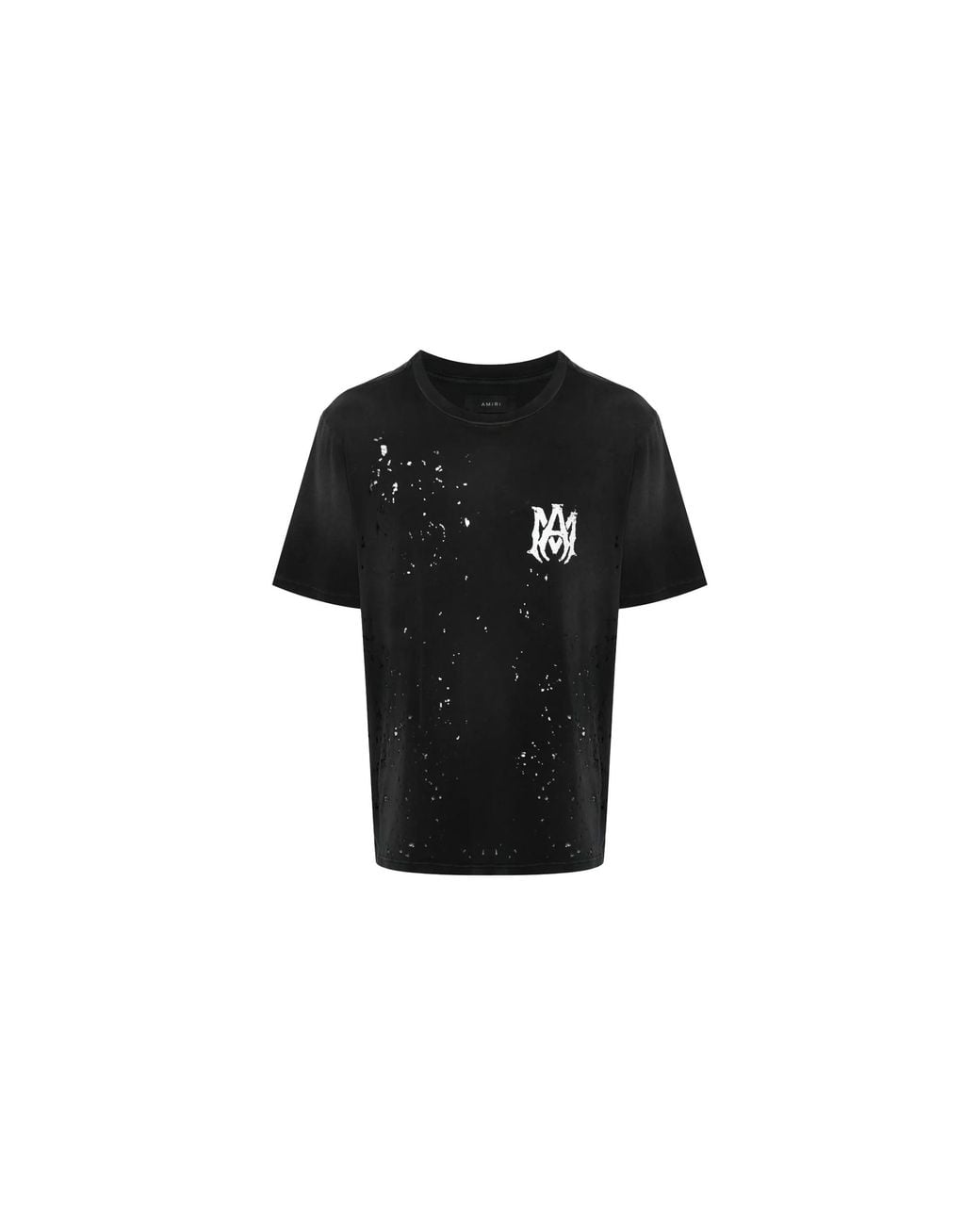 Amiri Black Washed Shotgun T-Shirt Amjyte1029 001" for men