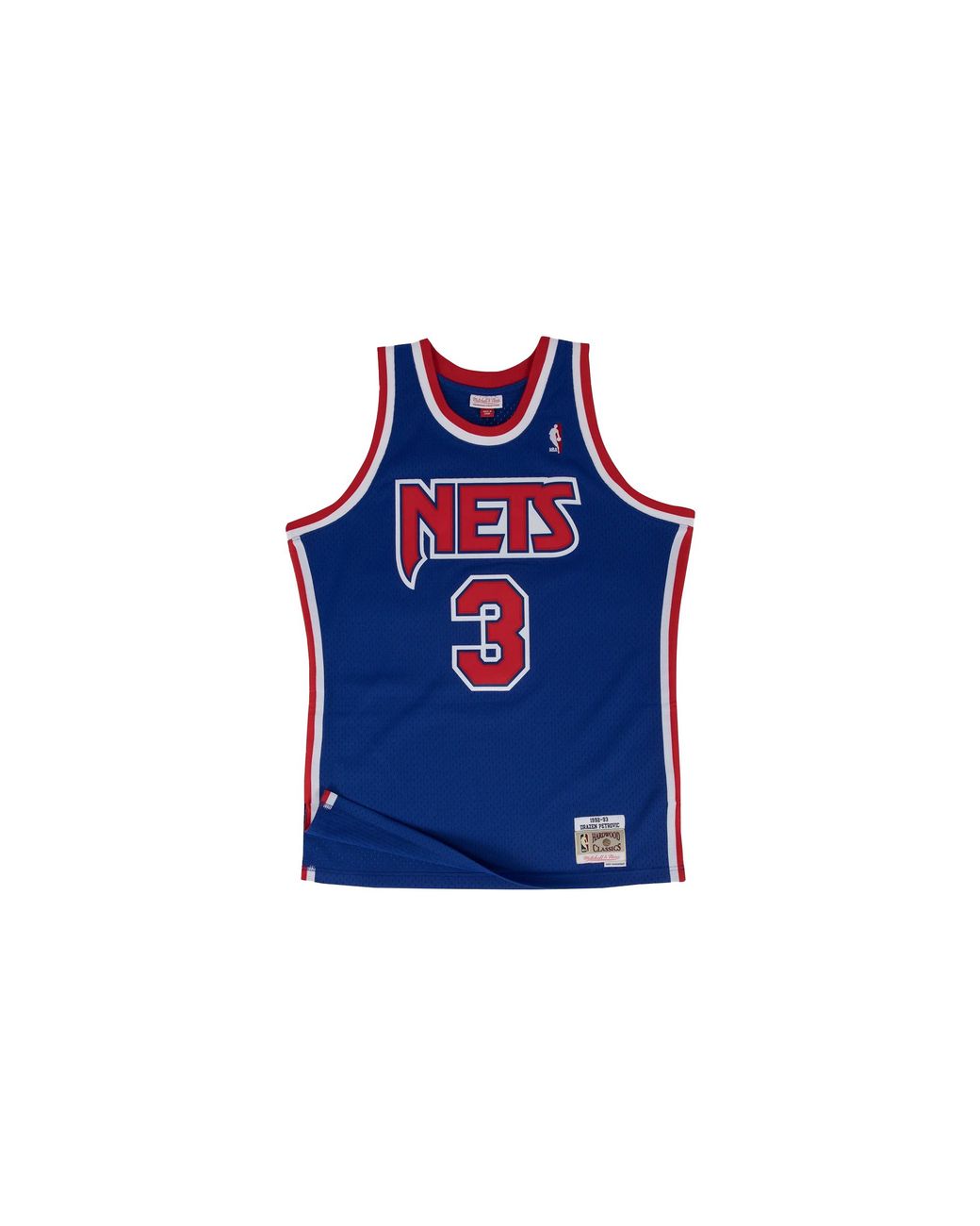 Mitchell & Ness Blue Swingman Road Jersey "Nba Nets 1992 Drazen Petrovic" Smjygs18183 Njnroya92Dpe" for men