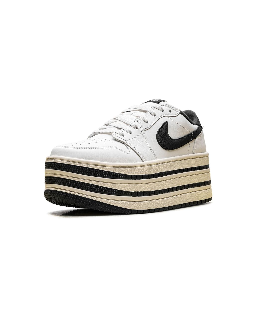 Nike Black 1 Low Triple Stack "Sail Coconut Milk" Hv8288 100"