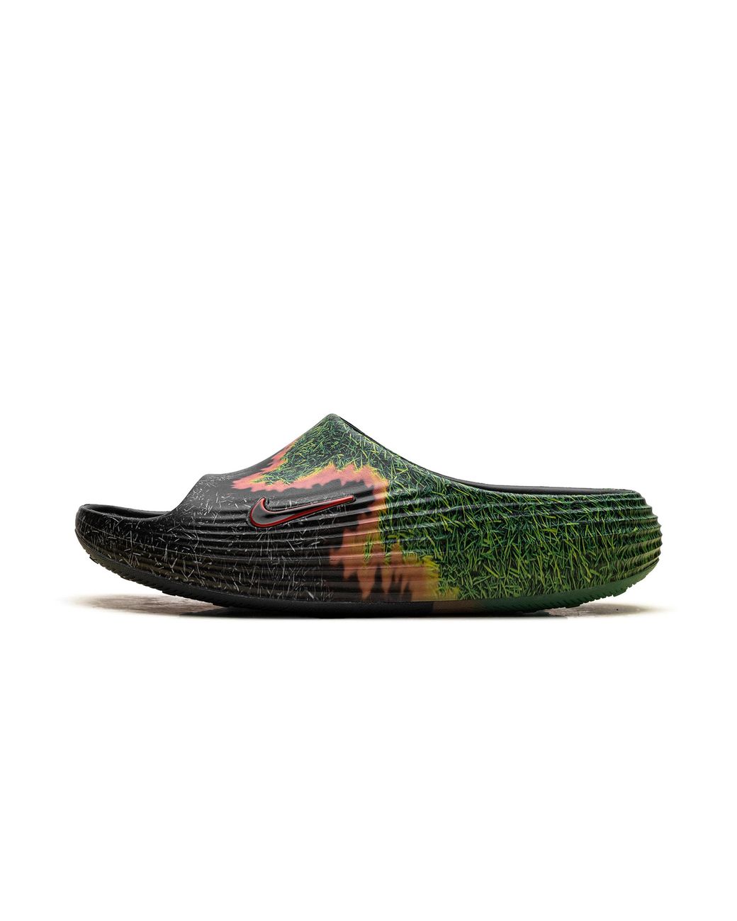 Nike Black Reactx Rejuven8 Slide .Swoosh for men