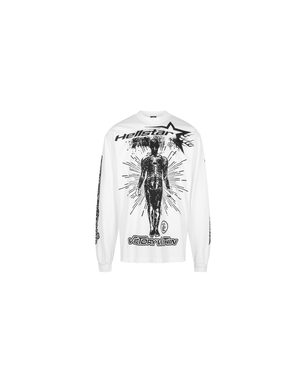 HELLSTAR Black Inner Star Long Sleeve Hsr029" for men
