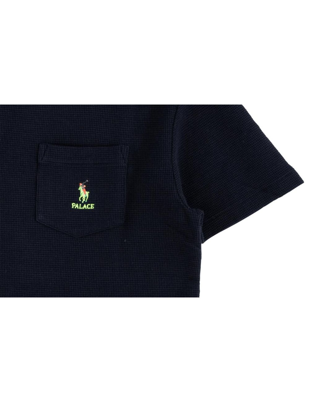 Palace Blue Waffle Pocket T-Shirt "Ralph Lauren X 710420692003" for men