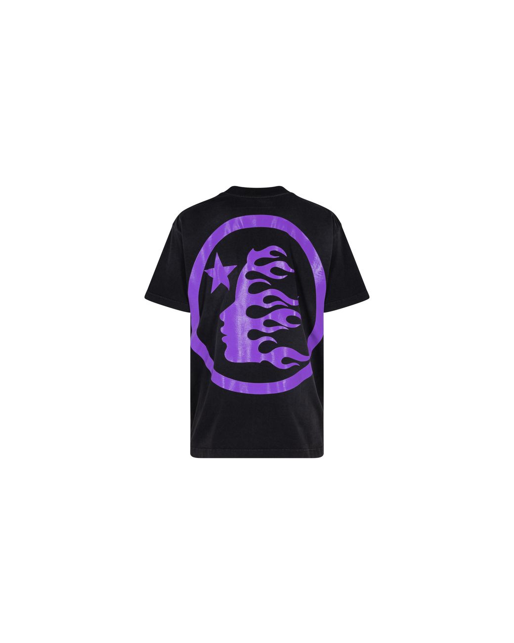 HELLSTAR Black Sport Logo Gel T-Shirt Hs01Scc001 Pur" for men