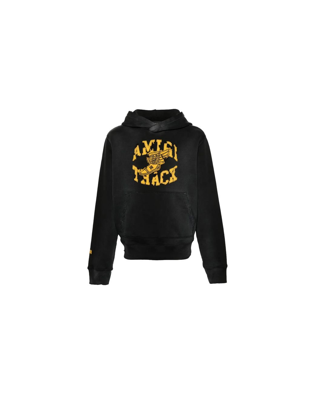 Amiri Black Track Logo Hoodie Amjyhd1003 051" for men