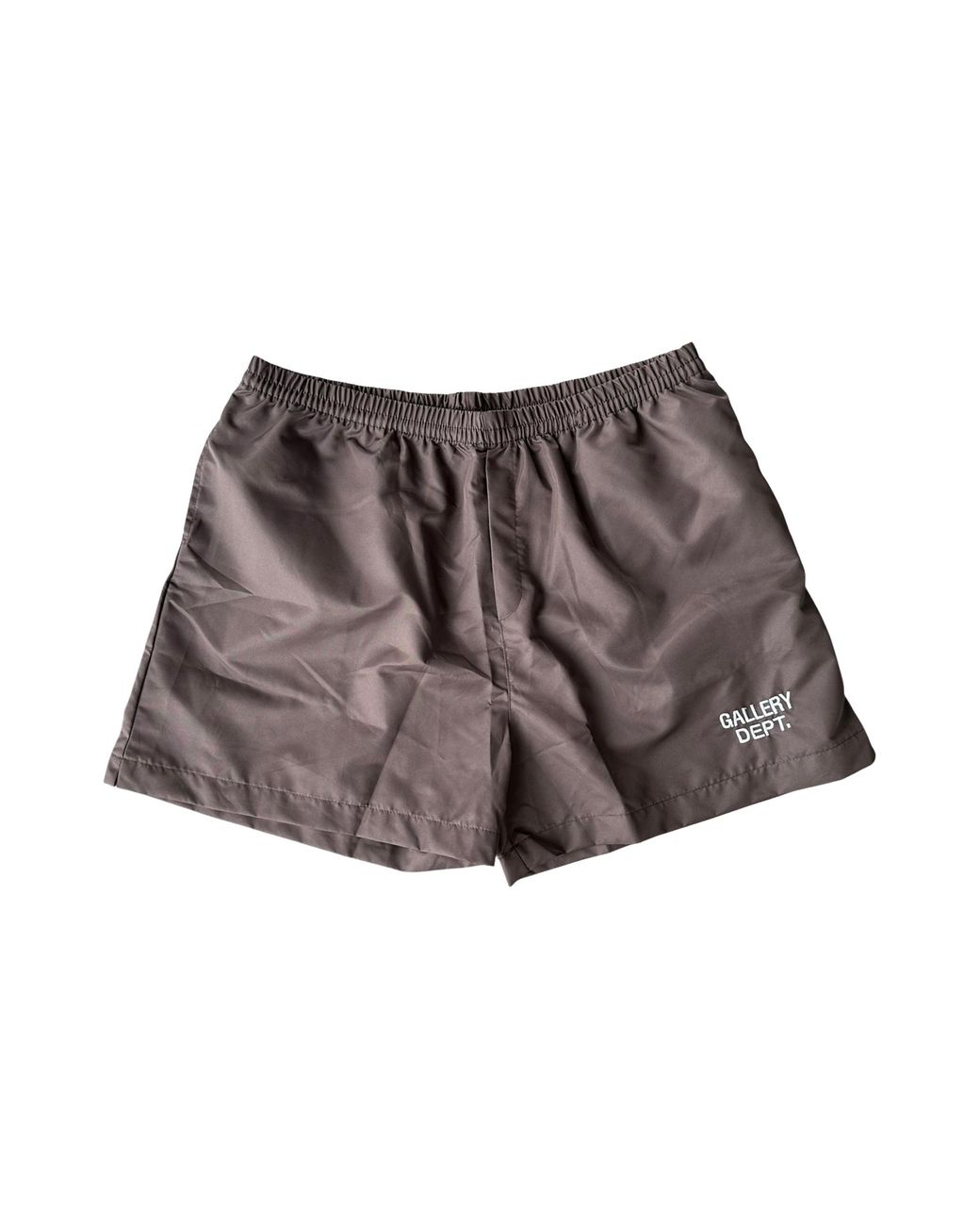 GALLERY DEPT. Black Embroidered Logo Zuma Shorts Gd217" for men